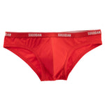 3 Pack Men's Cotton Ultra-Narrow Waistband Sexy Breathable Briefs