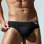 2 Pack Men's Sexy Low-Rise Comfy Waistband Stretch Fit Briefs