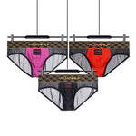 Men's Breathable With Patchwork Design Supportive Fit Briefs