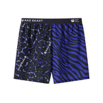 3 Pack Men's Leopard Print Ice Silk Loose-Fit Breathable Boxer Shorts