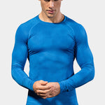 Men's Moisture-Wicking Lining No-Roll Waistband Full Coverage Activewear Tops & Tights