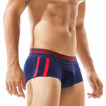 Men's Slim-Fit Cotton Trunks - Low Rise & Lifting Support