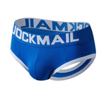 2 Pack Men's Sexy Cheeky Ultra-Soft Cotton Low-Rise & Revealing Supportive Jockstraps