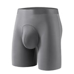 2 Pack Men's Anti-Chafing Seamless Breathable U-Pouch Boxer Briefs