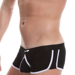 2 Pack Men's Ultra-Soft Modal Low-Rise Comfy Waistband Odor-Control Trunks