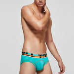 2 Pack Men's Sporty Cut Odor-Control Day-Long Comfort Snug Fit Briefs