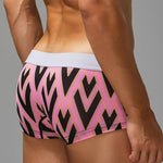2 Pack Men's Fade-Resistant Printed Skin-Friendly Cooling Airflow Trunks