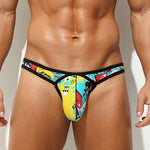 2 Pack Men's U-Pouch Low-Rise Thong