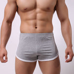 3 Pack Men's Ultra-Soft Cotton Seamless Solid Color Lightweight Trunks