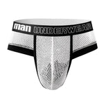 6 Pack Men's Professional Mesh Large Supportive Pouch Breathable Briefs