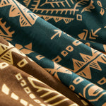 3 Pack Men's Vintage Print Cotton Comfy Waistband Soft Touch Trunks
