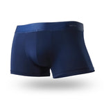 3 Pack Men's Ultra-thin Ice Silk Seamless Solid Trunks