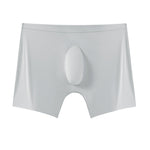 4 Pack Men's Seamless Ice Silk Quick-Dry U-Pouch Cooling Touch Boxer Briefs