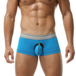 2 Pack Men's Detachable Pouch Breathable Boxer Briefs