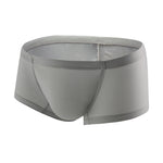 2 Pack Men's Soft U-Pouch Sexy Breathable Solid Color Trunks