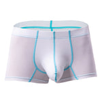 3 Pack Men's Large Pouch Contrast Binding Trunks