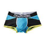 3 Pack Men's Color Block Cotton-Mesh Breathable & Trendy Trunks