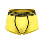 3 Pack Men's Solid Color Odor-Resistant Soft Supportive Pouch Trunks