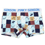 4 Pack Men’s Checkered Pattern Cotton Trunks