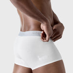 3 Pack Men's Comfy Waistband Anti-Chafing Supportive Pouch Trunks