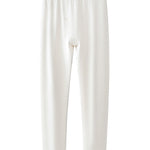 Men's Solid Color Double-Layer Bamboo Fiber Thermal Bottoms