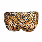 2 Pack Men's Second-Skin Feel Leopard Print Design Briefs