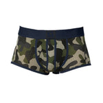 2 Pack Men's Sexy Mesh Camouflage Quick-Dry Large Pouch Low-Rise Trunks