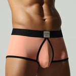 2 Pack Men’s Soft & Breathable Trunks with Supportive Pouch