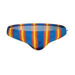 Men Casual Stripe Quick Drying Swim Briefs
