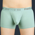 FreeLonger Men’s Soft Cotton Support Pouch Trunks