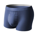 4 Pack Men's Mid-Rise Cotton Antibacterial Breathable Trunks