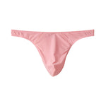 3 Pack Men's Low-Rise Performance Thong - Breathable Mesh & Smooth Fabric