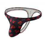 6 Pack Men's Bold Prints Stretch Fit Quick-Dry Sexy Thongs