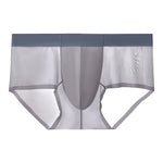 2 Pack Men's Ultra-Thin Breathable Antibacterial Crotch Briefs