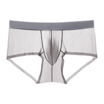 3 Pack Men's Ice Silk Ultra Thin Seamless Breathable Quick Dry Briefs