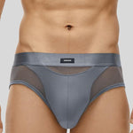 3 Pack Men's Breathable Sexy Lightweight Mesh Panels Briefs