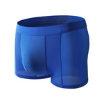 3 Pack Men's Cool Ice Silk Mesh Seamless Comfort Trunks