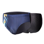 3 Pack Men's Anti-Chafing Stretch Fit Moisture Wicking Lining Swim Briefs