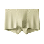 4 Pack Men's Antibacterial Cotton Gusset Striped Lightweight Trunks
