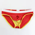Men's Breathable Cotton Pouch Briefs with Fly