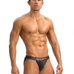2 Pack Men's Seamless Comfort Skin-Friendly Firm Support Sporty Cut Bikini