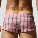 2 Pack Men's Soft Cotton Day-Long Comfort Shape-Retaining Fabric Boxers Shorts