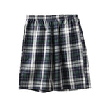 2 Pack Men's Mid-Rise & Loose Fit Plaid Cotton Lounge Pants