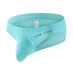 3 Packs of Men's Ice Silk Seamless Convex Pouch Briefs