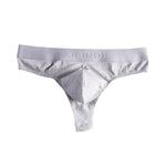 4-Pack Men's Ultra-Soft Cotton Mid-Rise Stay-Put Fit Seamless Thong