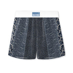 3 Pack Men's Patchwork Leopard Print Cooling Ice Silk Home Shorts