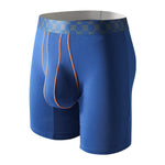 2 Pack Men's Solid Color Anti-Chafing Comfy Waistband Stretch Fit Midway Briefs