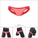 2 Pack Men's Sheer Elegance Comfy Waistband Stretch Fit Jockstrap