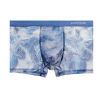 4 Pack Men's Antibacterial Crotch Comfortable Stretch Lightweight Trunks