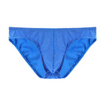 4 Pack Men's Sexy Solid Color Low-Rise Stretch Fit Breathable Briefs